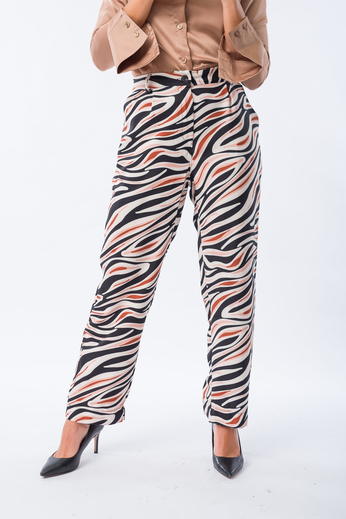 Viviana Méndez - Pantalon Selva Beige - Pantalones