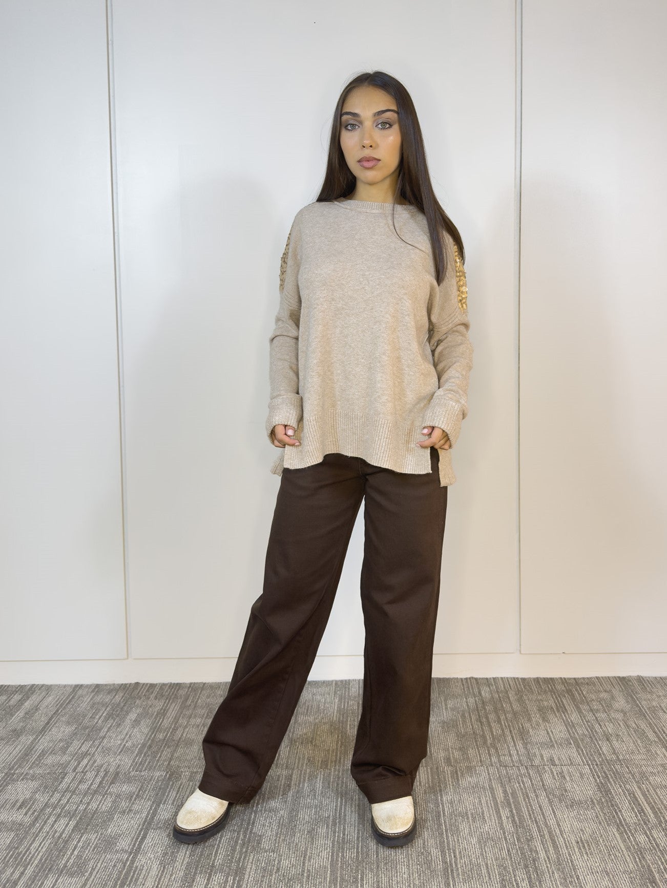 Viviana Méndez - Pantalón Terra Marrón - Pantalones