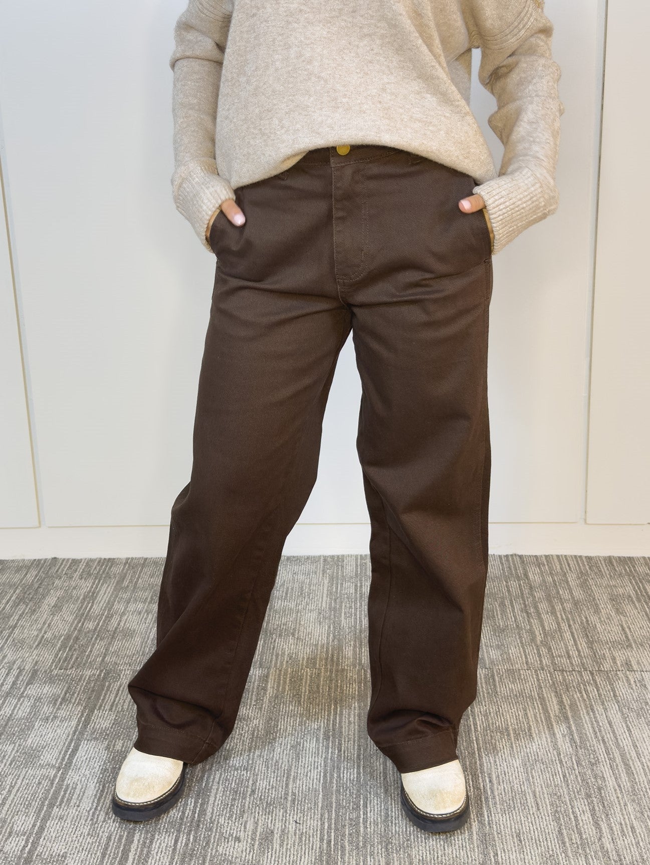 Viviana Méndez - Pantalón Terra Marrón - Pantalones