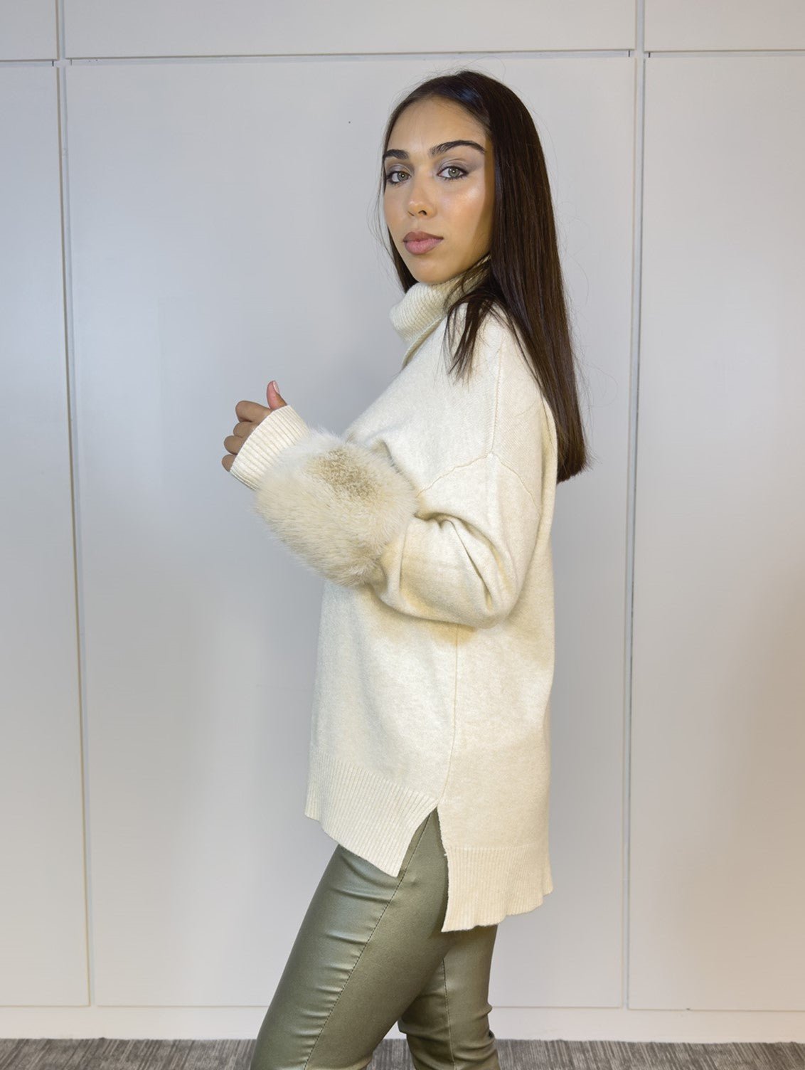 Viviana Méndez - Polerón Prestige Crudo - Buzos y Poleras