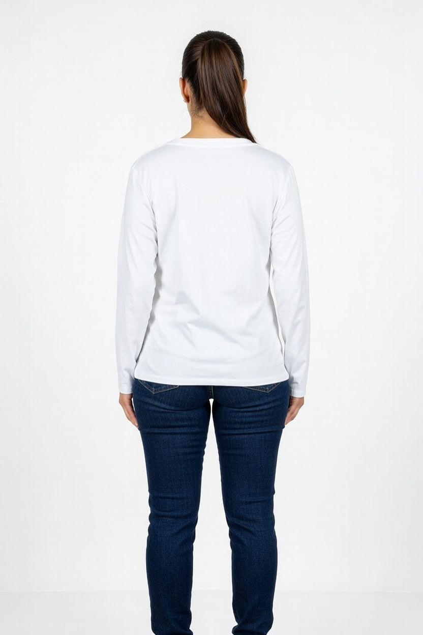 Remera Afra Marrón - Atras