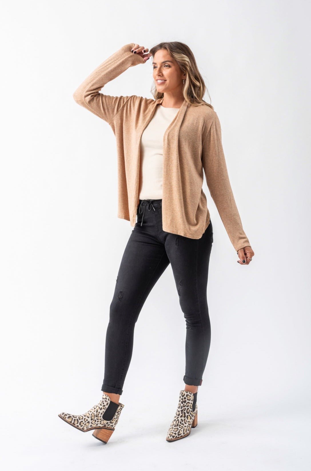 Textura y color del Saco Lanilla Beige