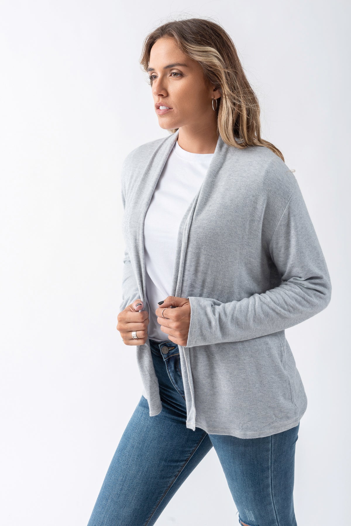 Saco Lanilla Gris - look completo formal