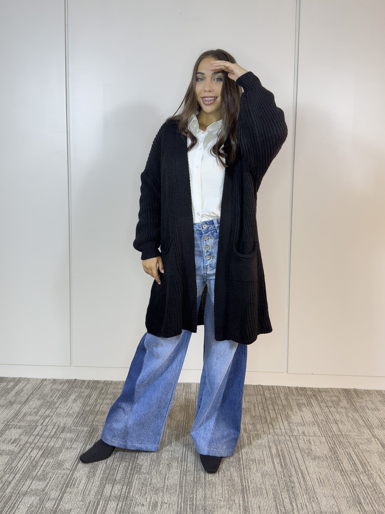 Sacón Dopia Negro de Viviana Méndez - Vista frontal