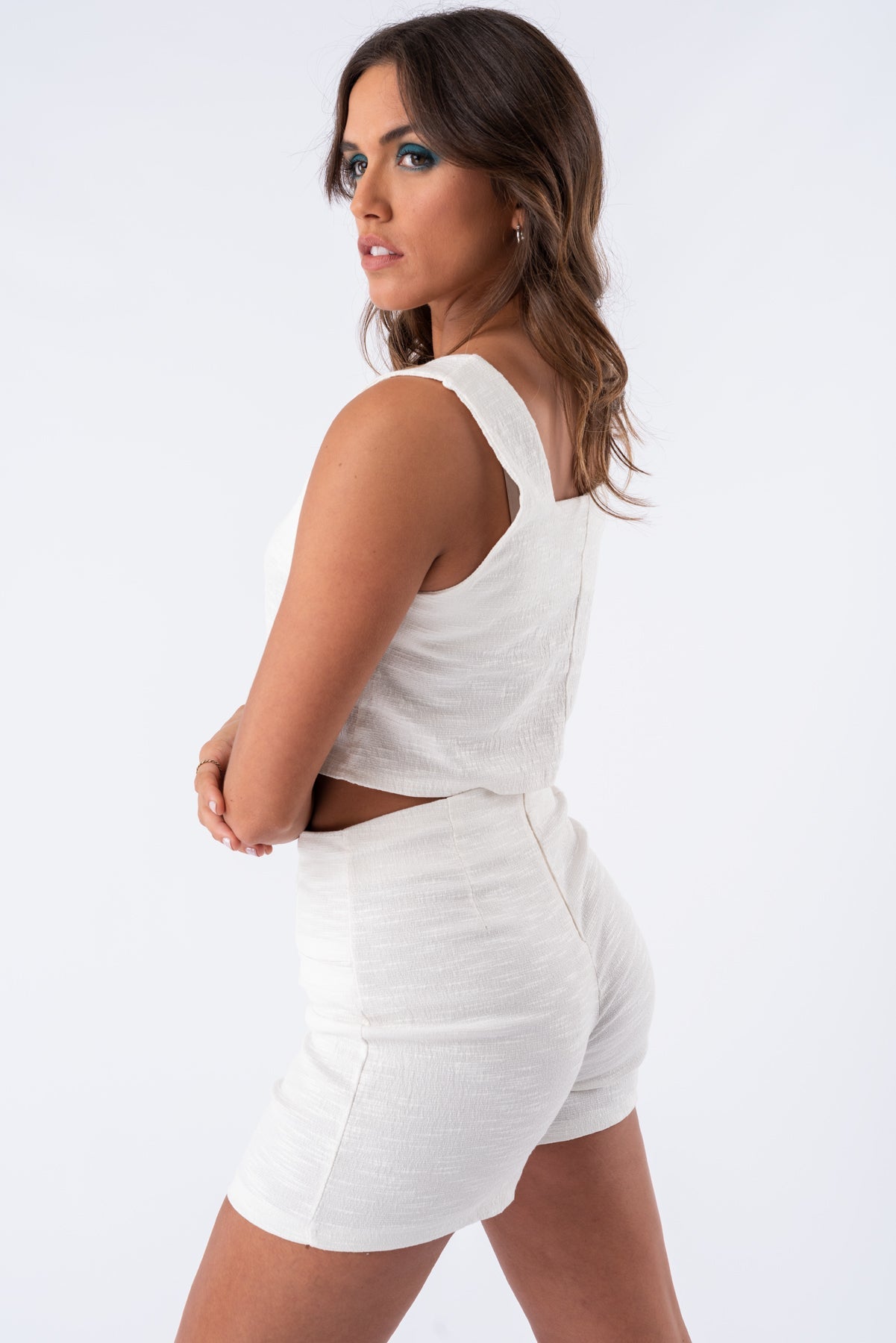 Viviana Méndez - Top Coco Blanco - Tops