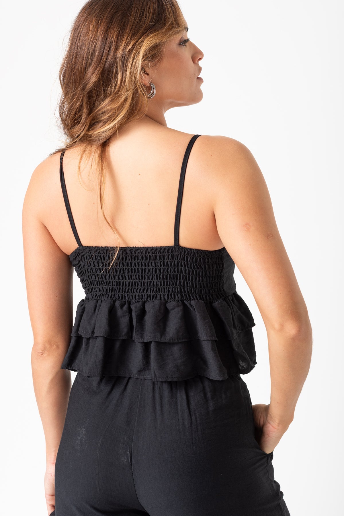 Viviana Méndez - Top Leger Negro - Tops