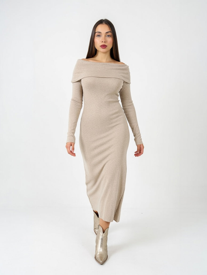 Vestido Aura Camel - Walking