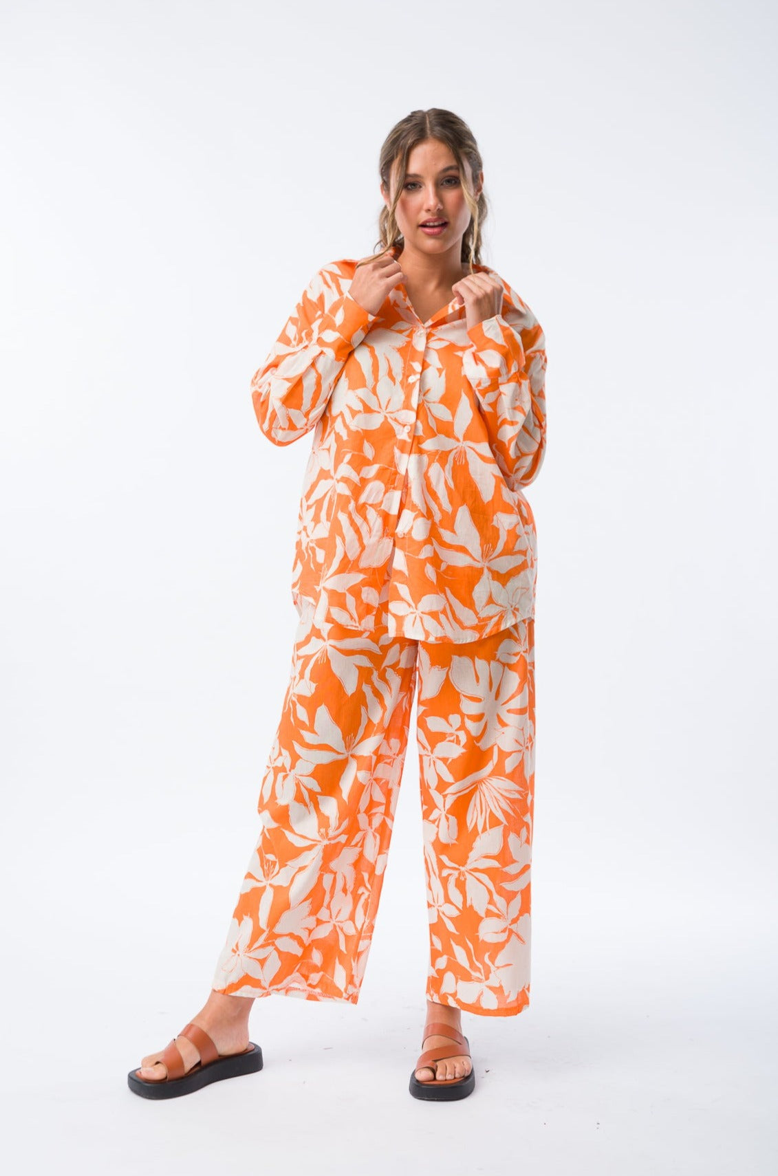 Detalle de la tela fluida y vibrante del Palazzo Cami