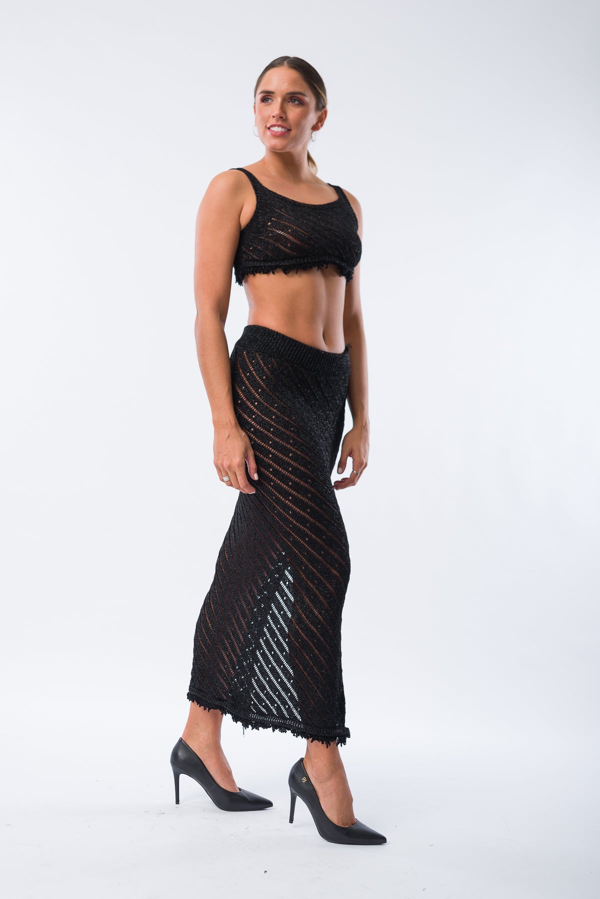 Musculosa Leticia Negro frontal