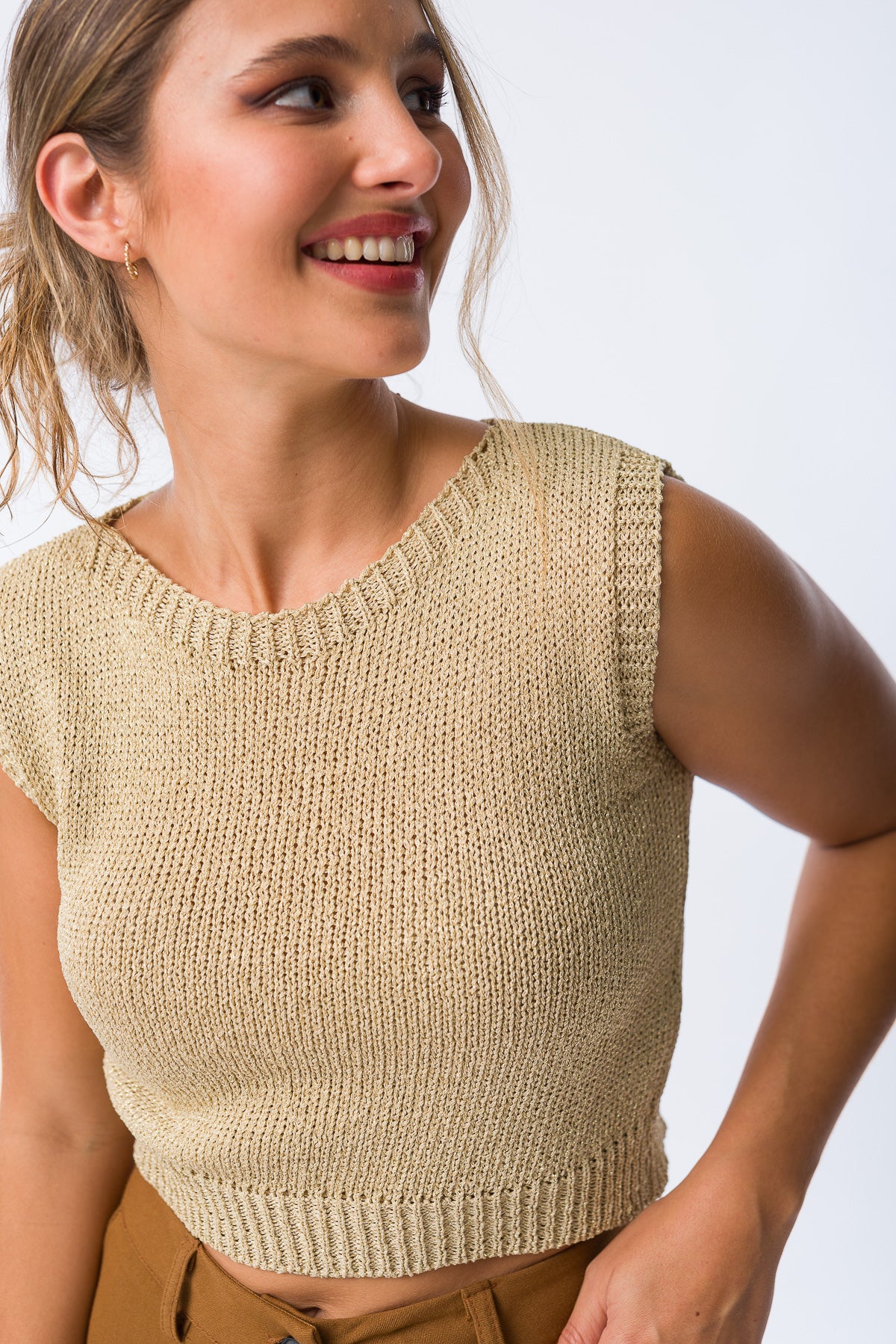 Musculosa Lina Oro