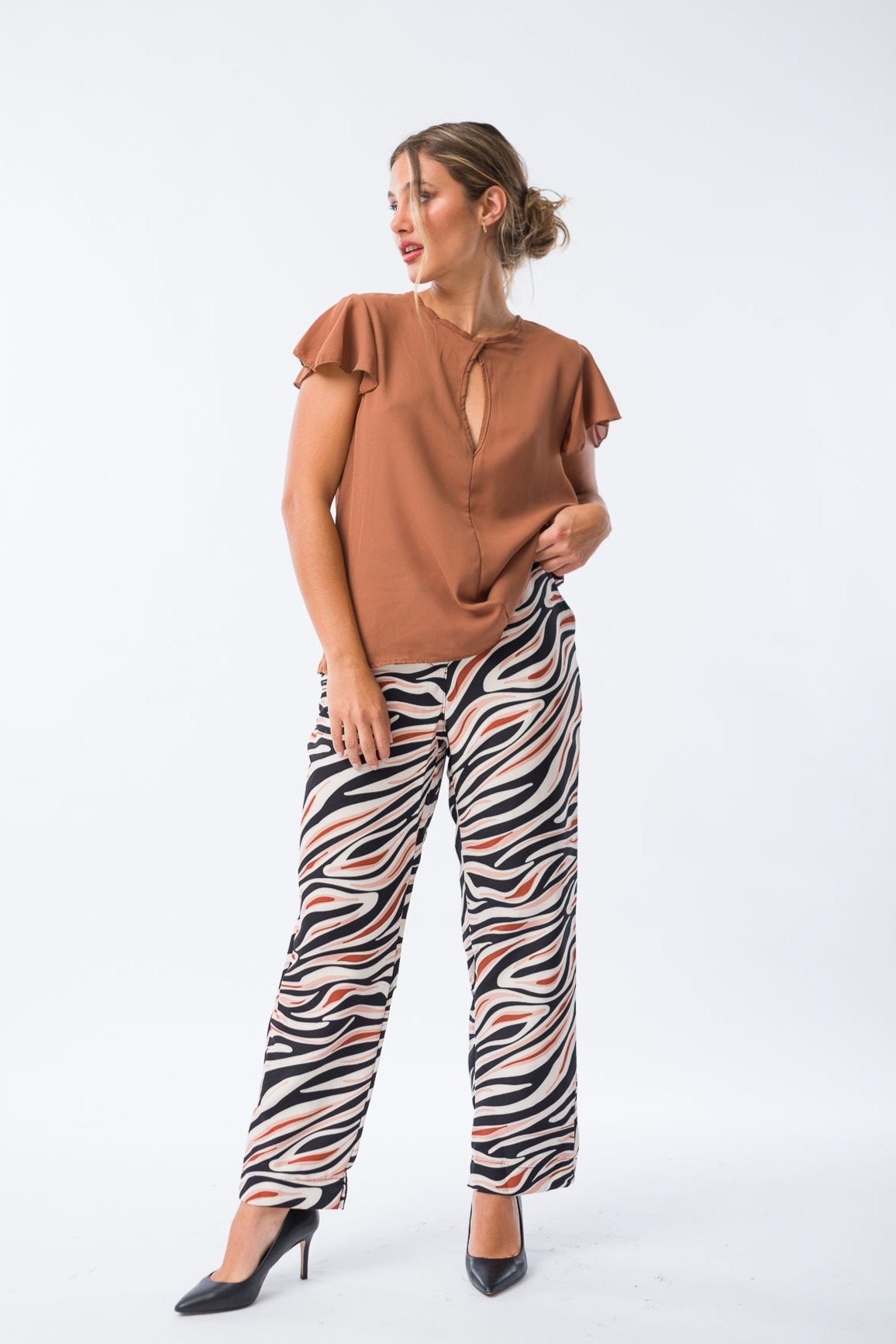 Blusa Elizabeth Beige