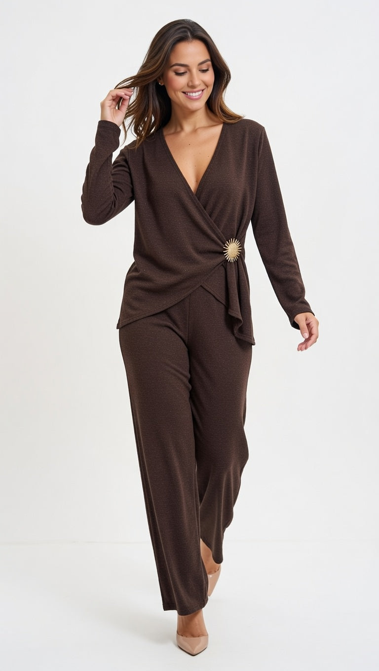 Blusa Bruna Chocolate