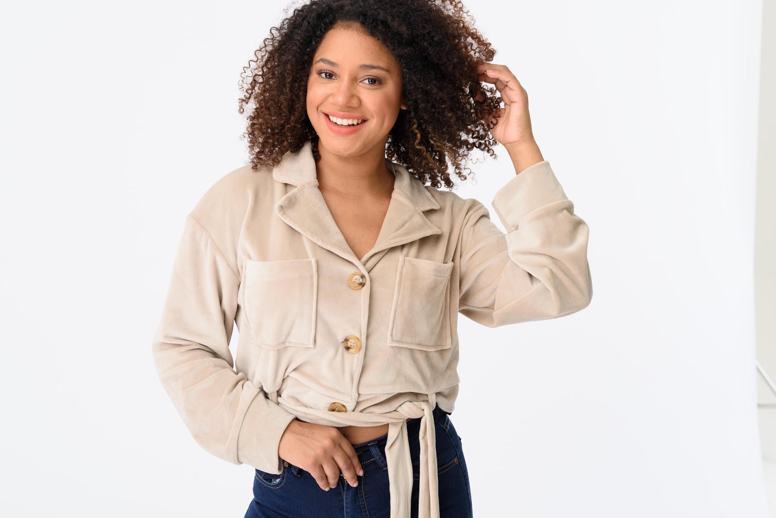 Viviana Méndez - Campera Levite Beige - Camperas y Chaquetas