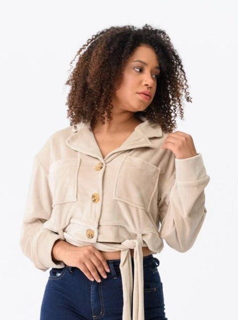 Viviana Méndez - Campera Levite Beige - Camperas y Chaquetas