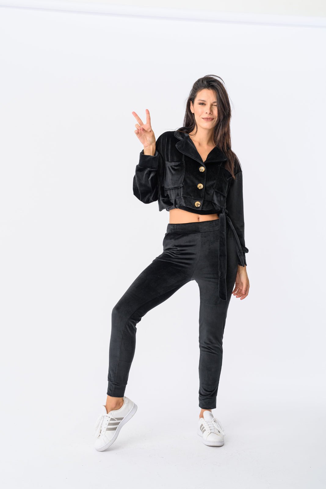 Viviana Méndez - Campera Levite Negro - Camperas y Chaquetas