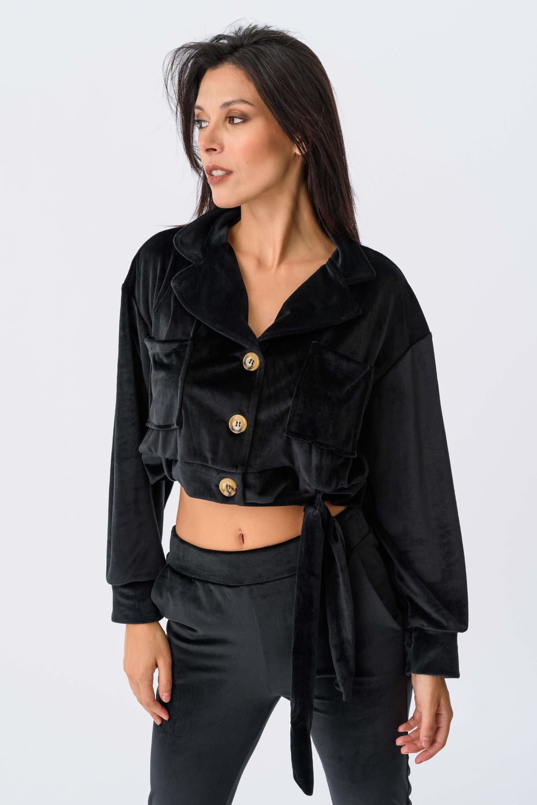 Viviana Méndez - Campera Levite Negro - Camperas y Chaquetas