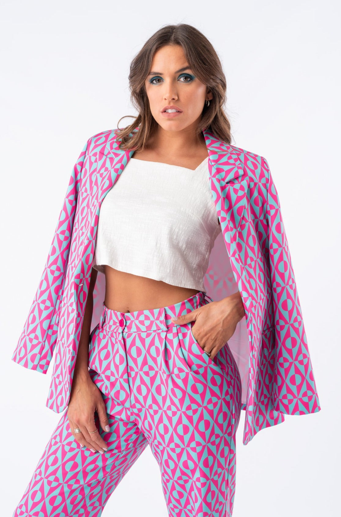 Blazer Soho Fucsia | Blazer y Camperas | Viviana Méndez - Blazer Soho Fucsia - Viviana Méndez