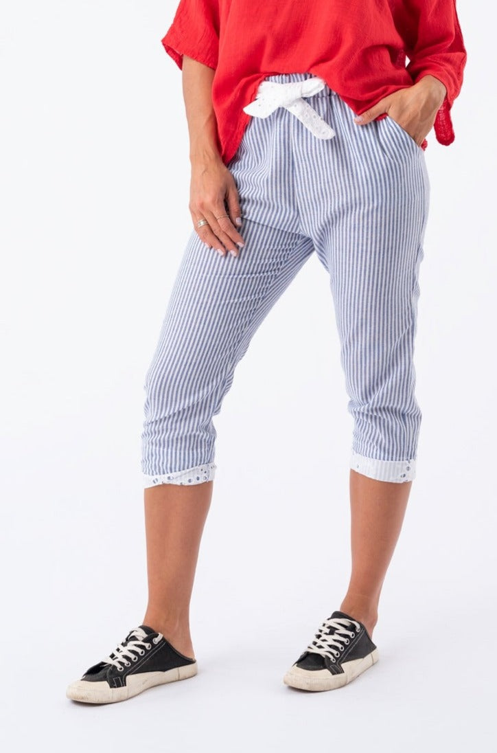 Capri Broderie Azul | SALE | Viviana Méndez -