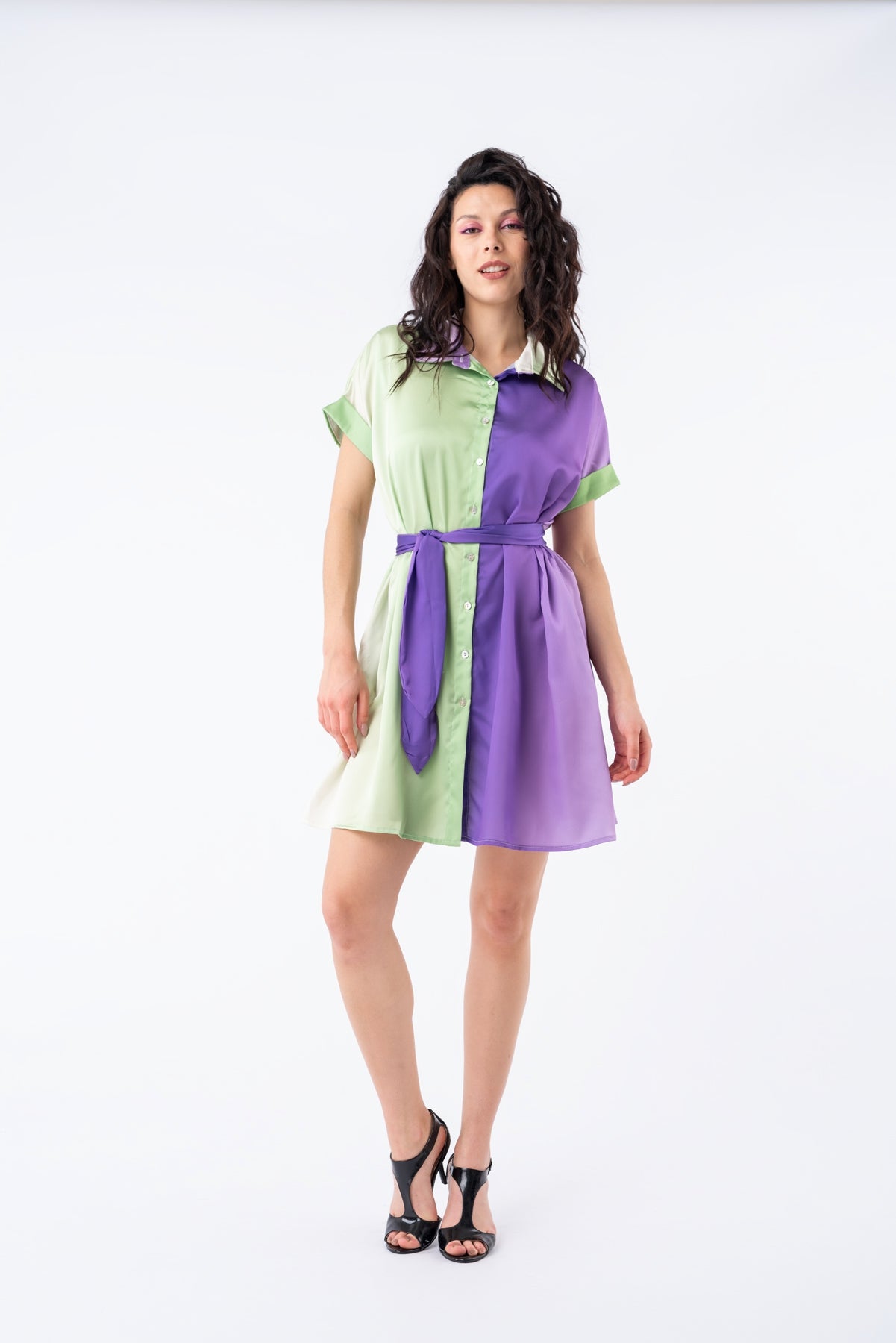 Vestido Ciano Verde | Vestidos y Monoprendas | Viviana Méndez -