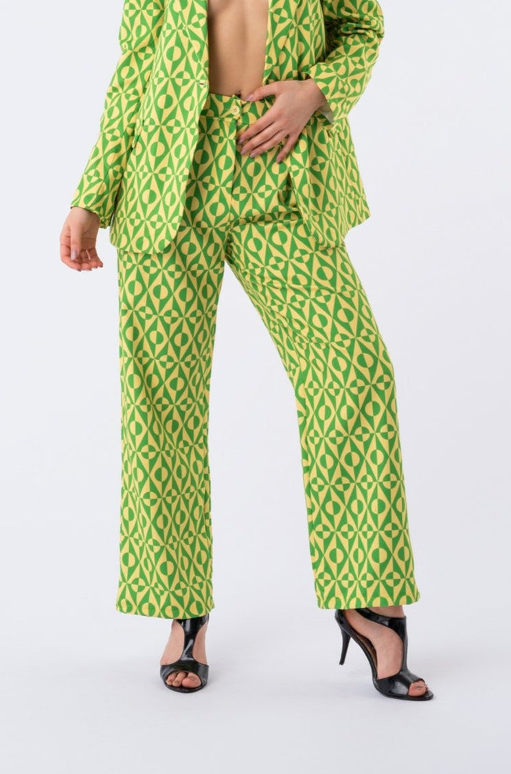 Pantalón Soho Verde | Pantalones | Viviana Méndez - Pantalón Soho Fucsia - Viviana Méndez