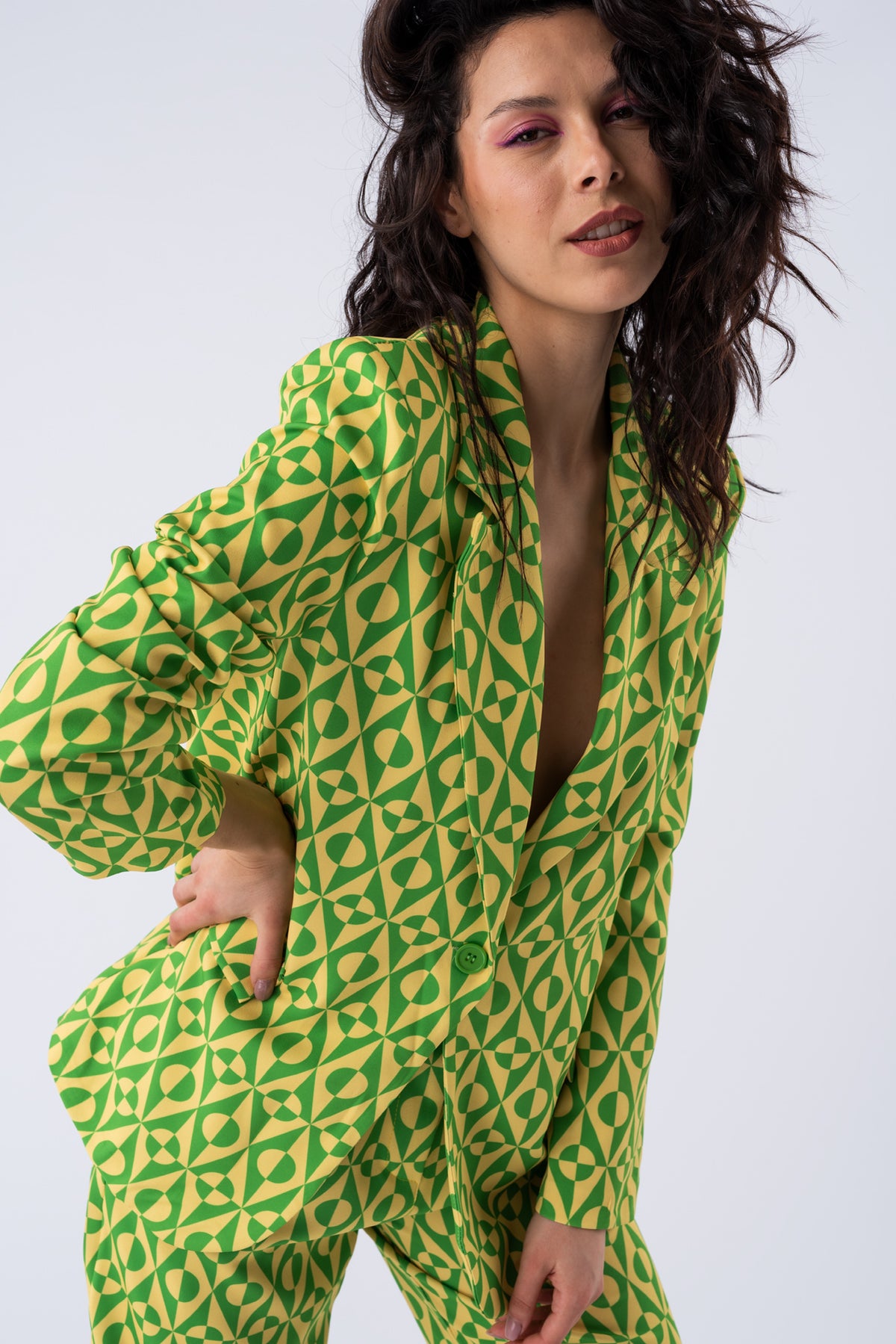 Blazer Soho Verde - Vista trasera