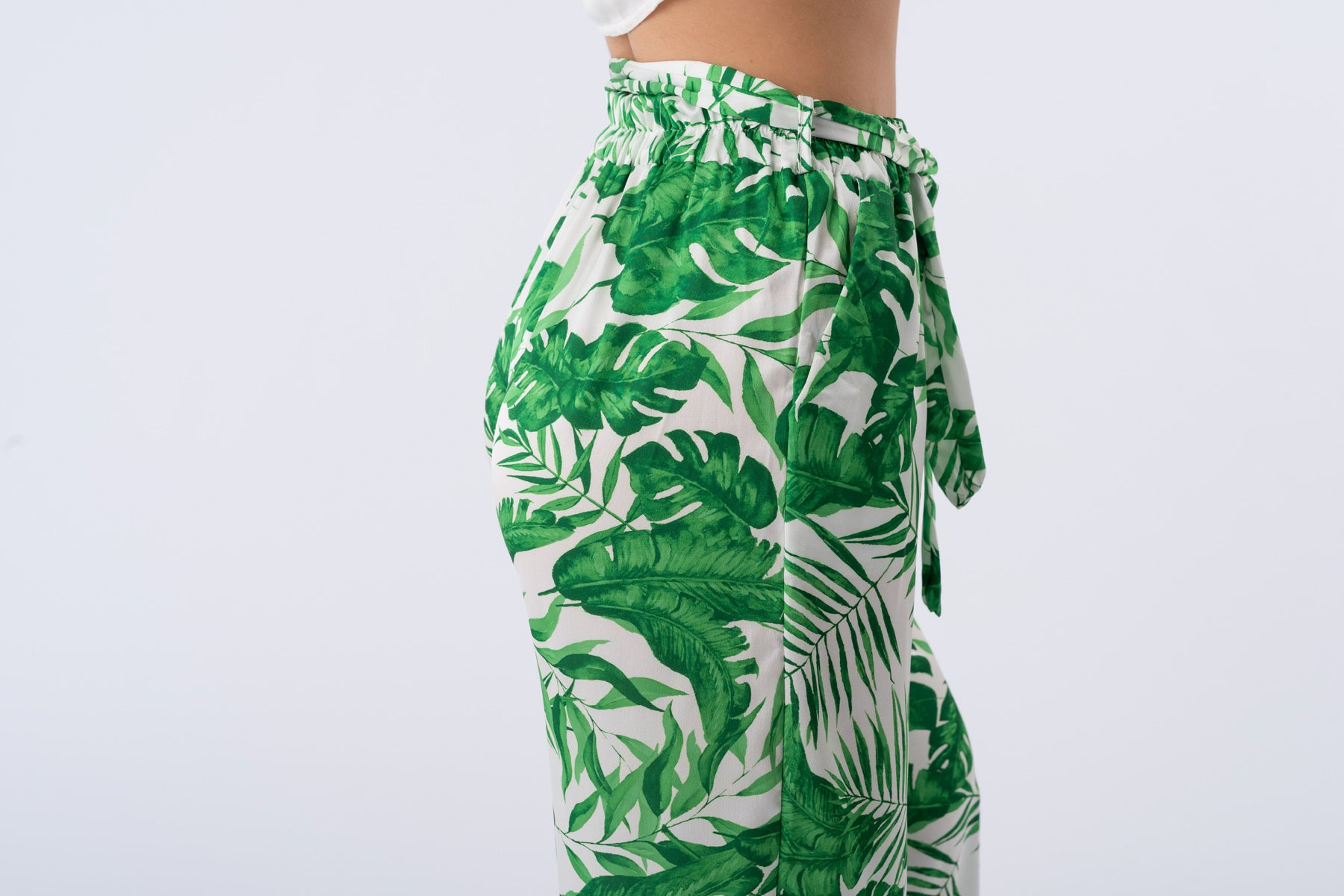 Palazo Granvía Verde | Pantalones | Viviana Méndez - Pantalón Granvía Verde - Viviana Méndez