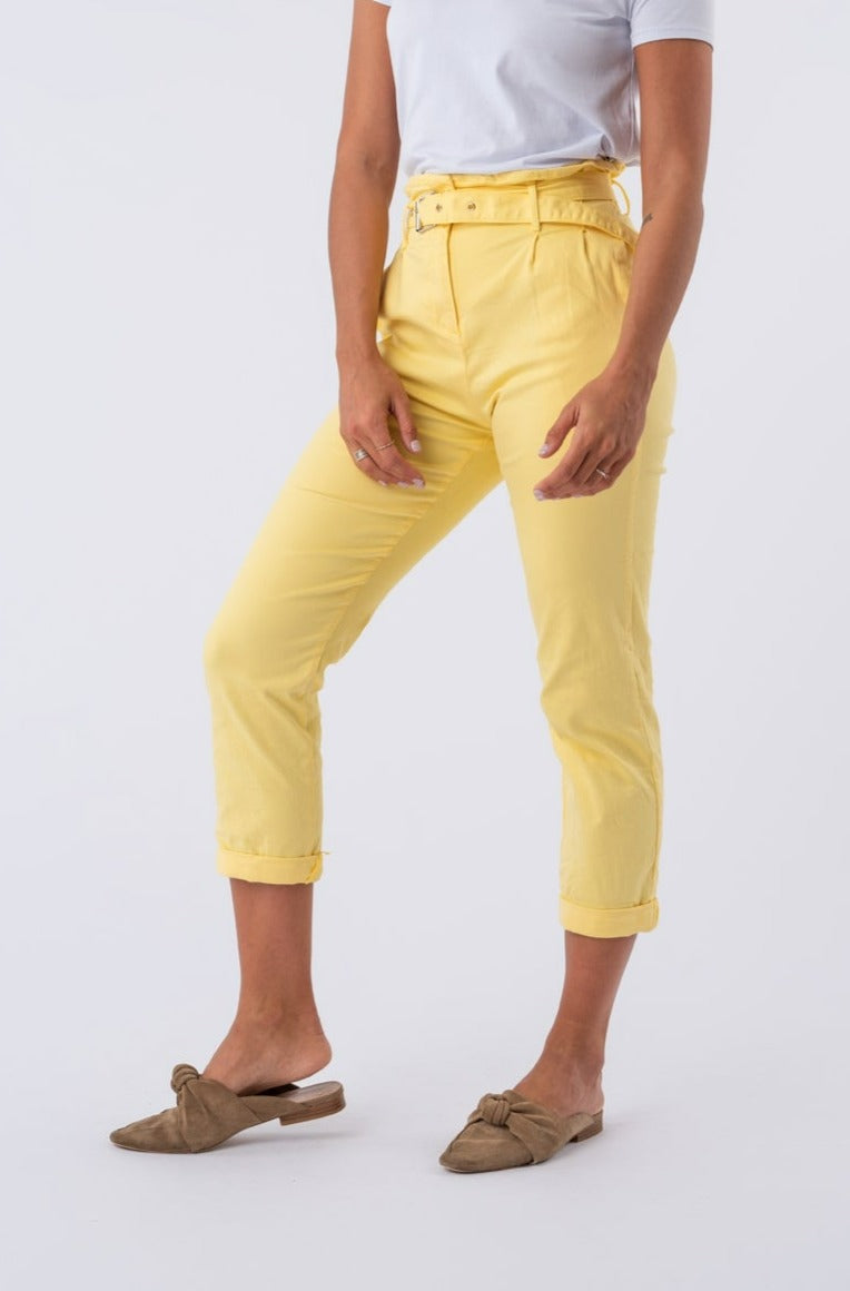 Pantalón Lore Amarillo | Pantalones | Viviana Méndez - Pantalón Lore Amarillo - Viviana Méndez