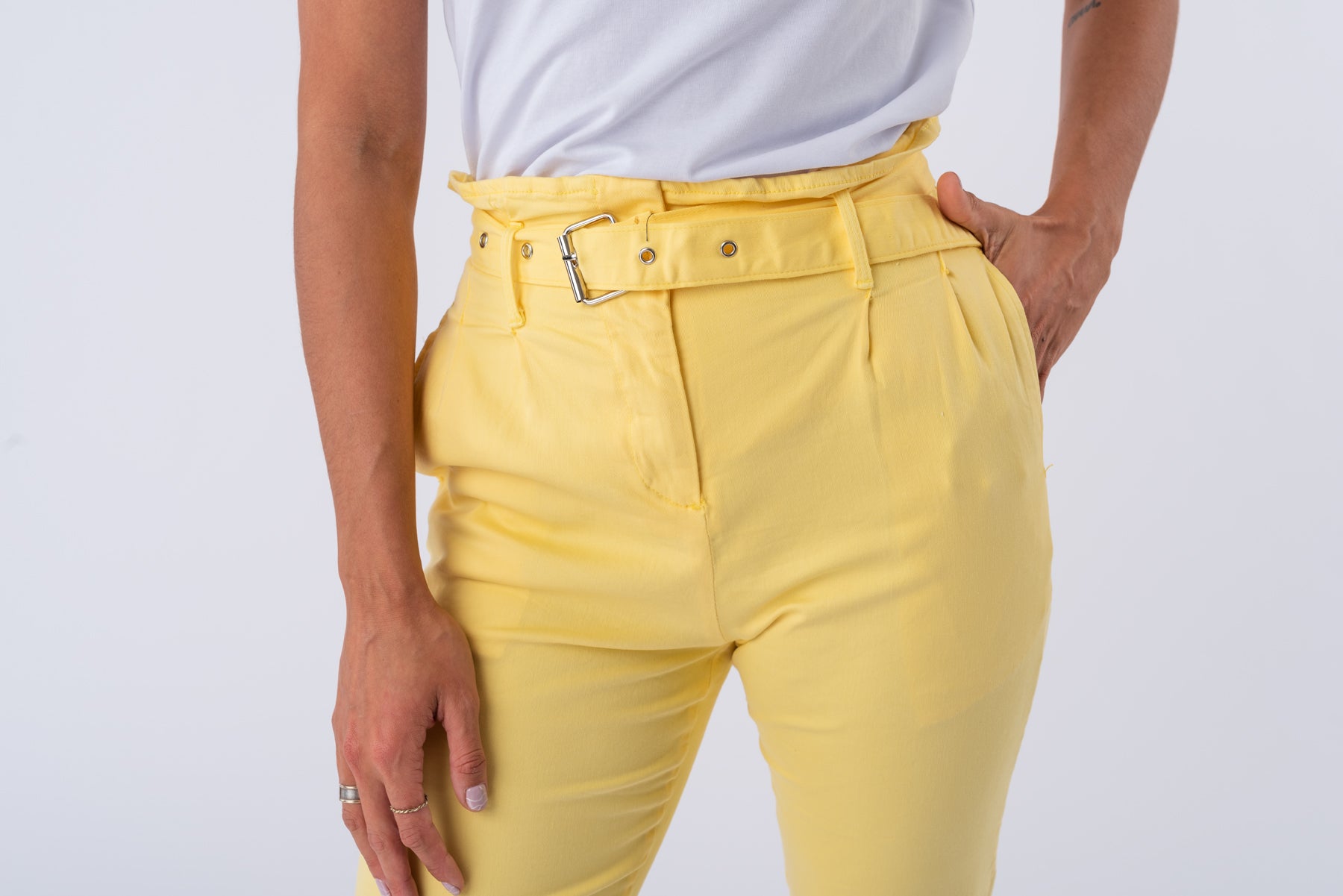 Pantalón Lore Amarillo | Pantalones | Viviana Méndez - Pantalón Lore Amarillo - Viviana Méndez