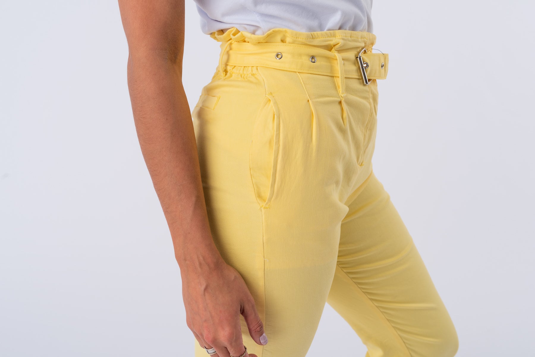 Pantalón Lore Amarillo | Pantalones | Viviana Méndez - Pantalón Lore Amarillo - Viviana Méndez