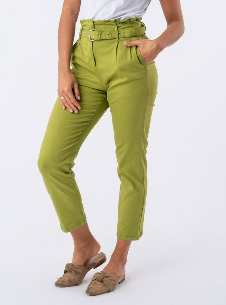 Pantalón Lore Verde | Pantalones | Viviana Méndez - Pantalón Lore Verde - Viviana Méndez