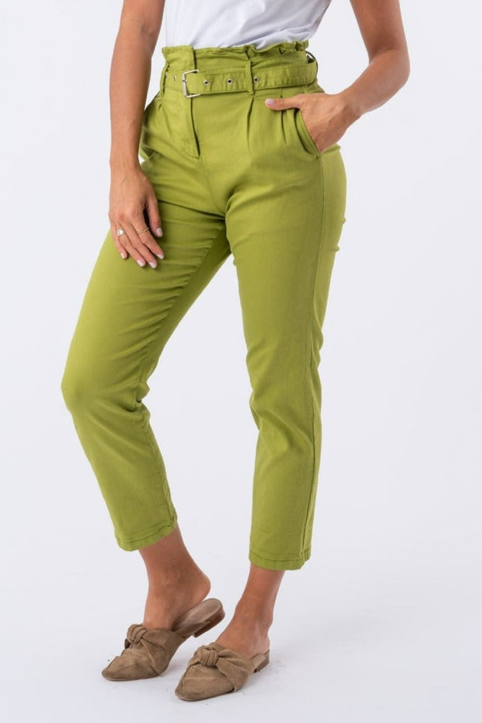 Pantalón Lore Verde | Pantalones | Viviana Méndez - Pantalón Lore Verde - Viviana Méndez