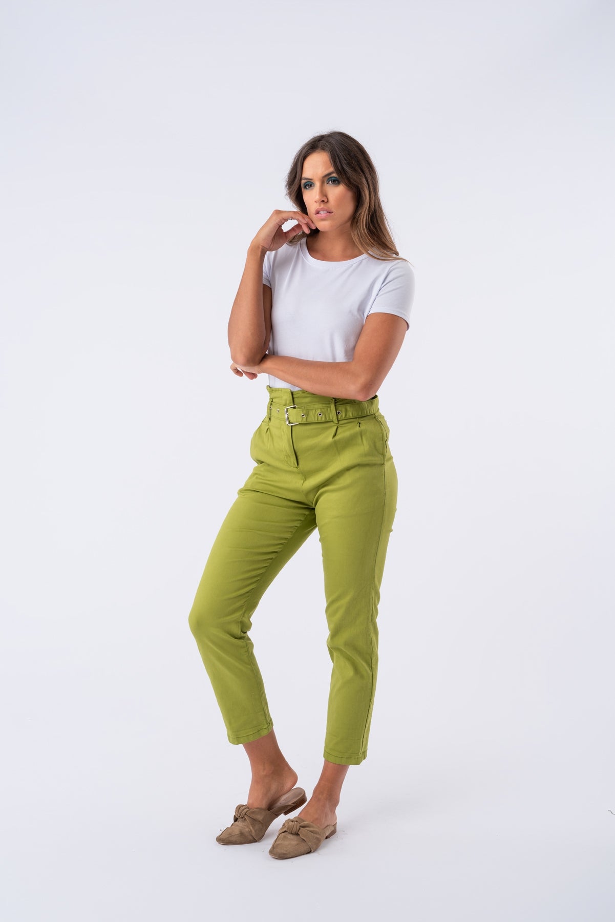 Pantalón Lore Verde | Pantalones | Viviana Méndez - Pantalón Lore Verde - Viviana Méndez