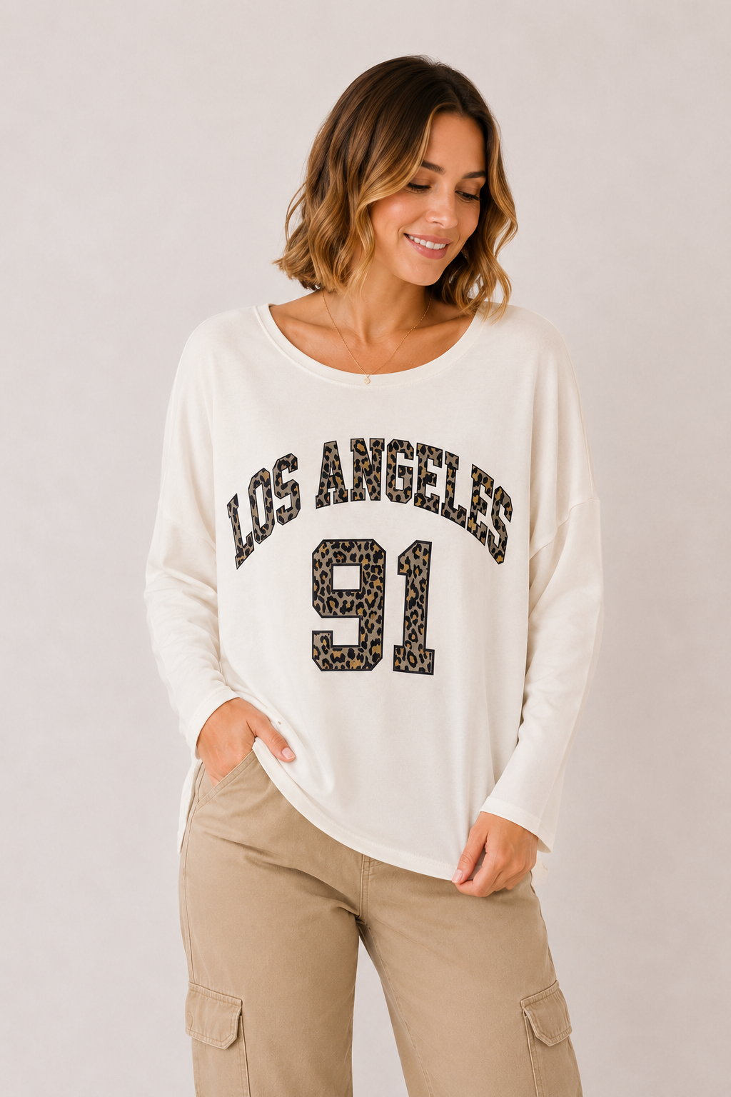 Buzo Los Ángeles Blanco