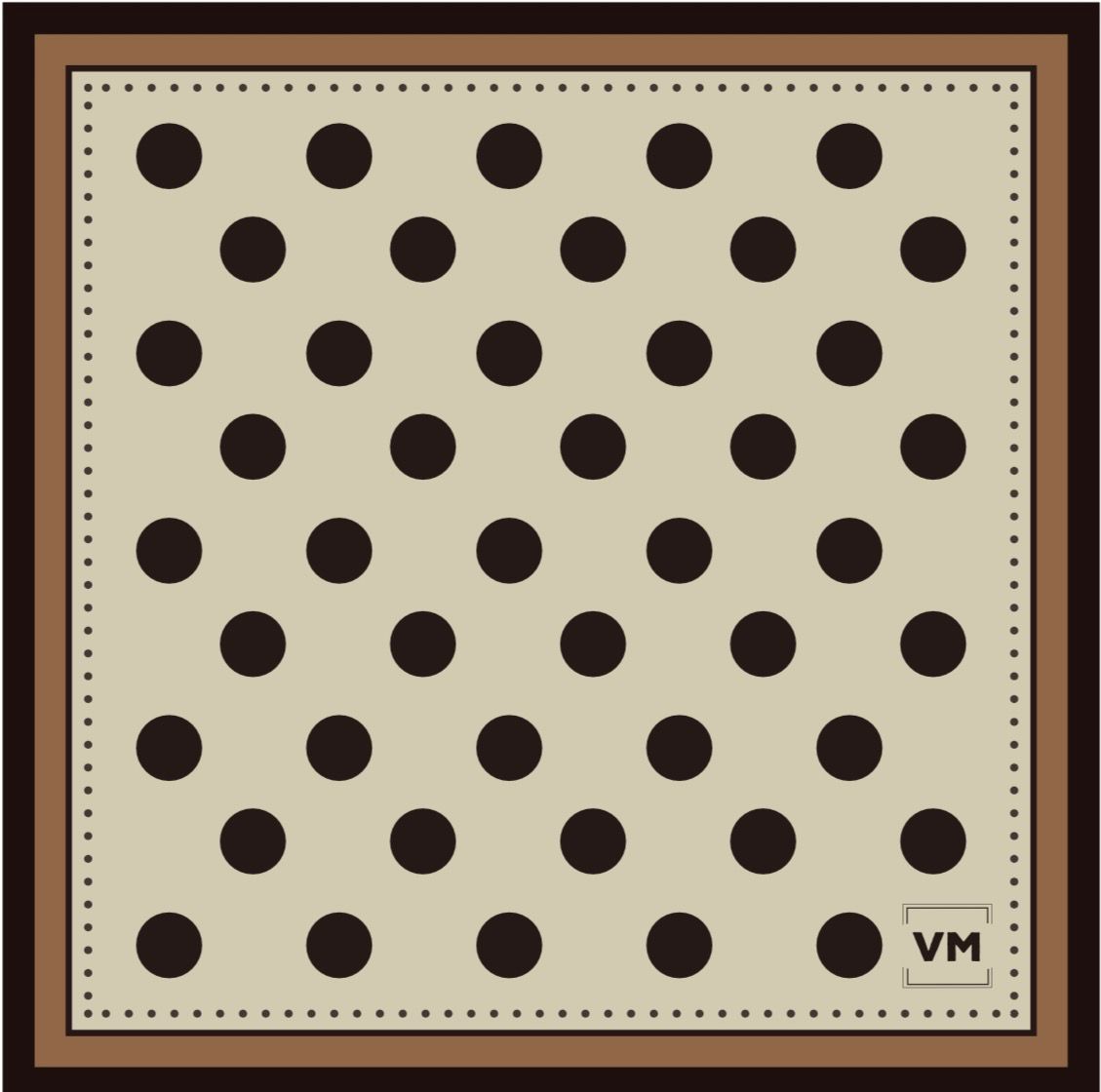 Pañuelo VM - Modelo 4 sobre fondo neutro