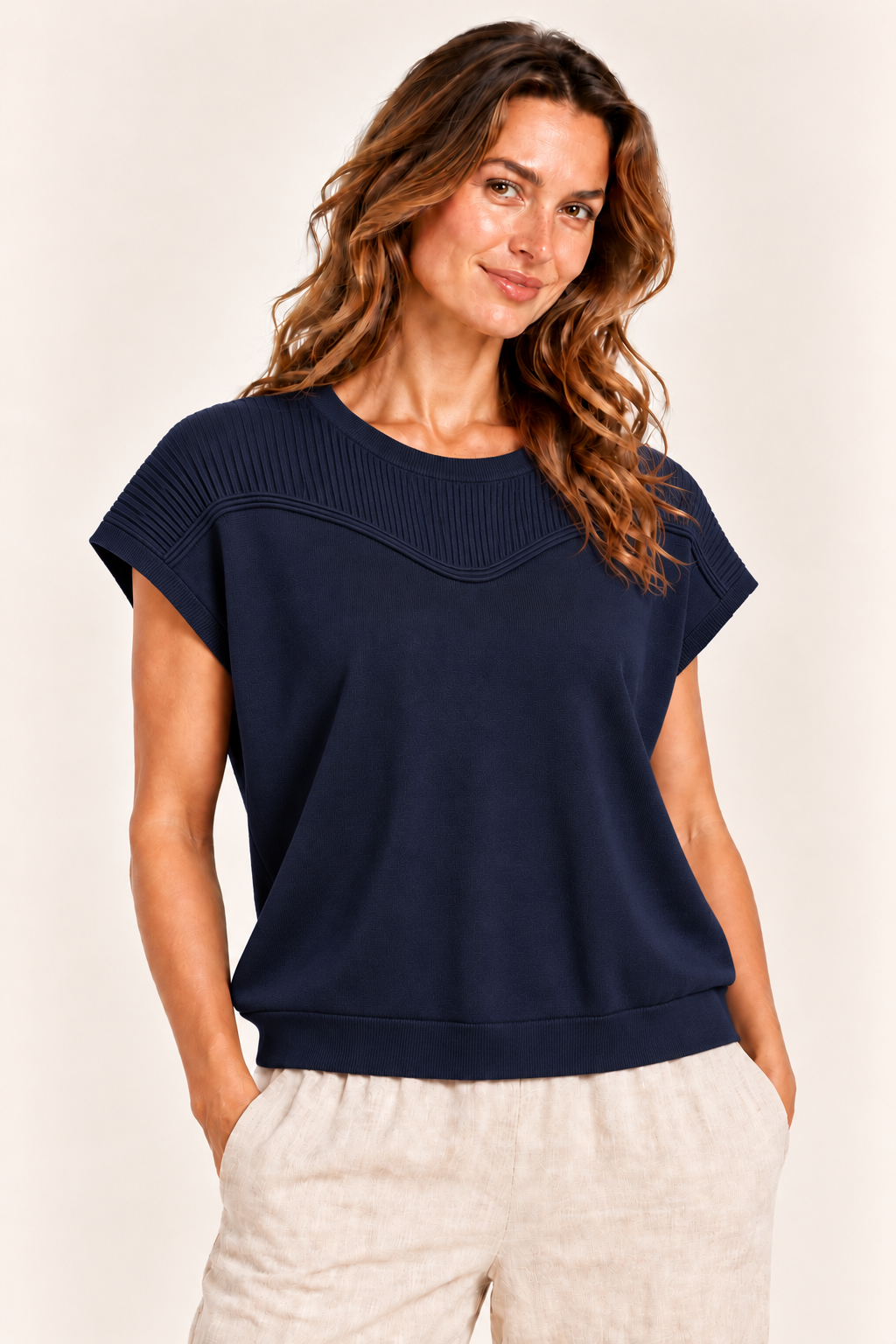 Remera Palma Azul