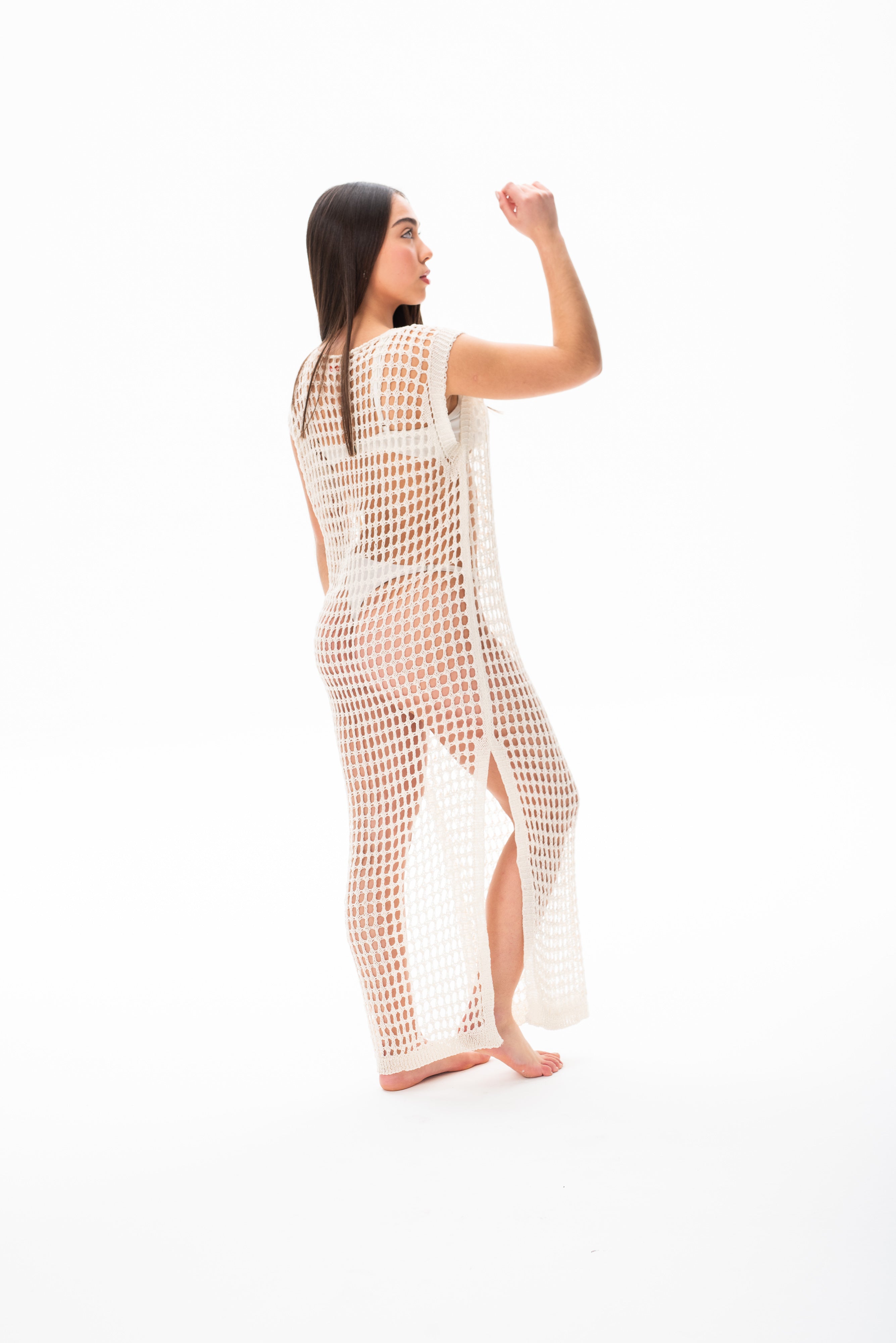 Vestido Trafo Beige