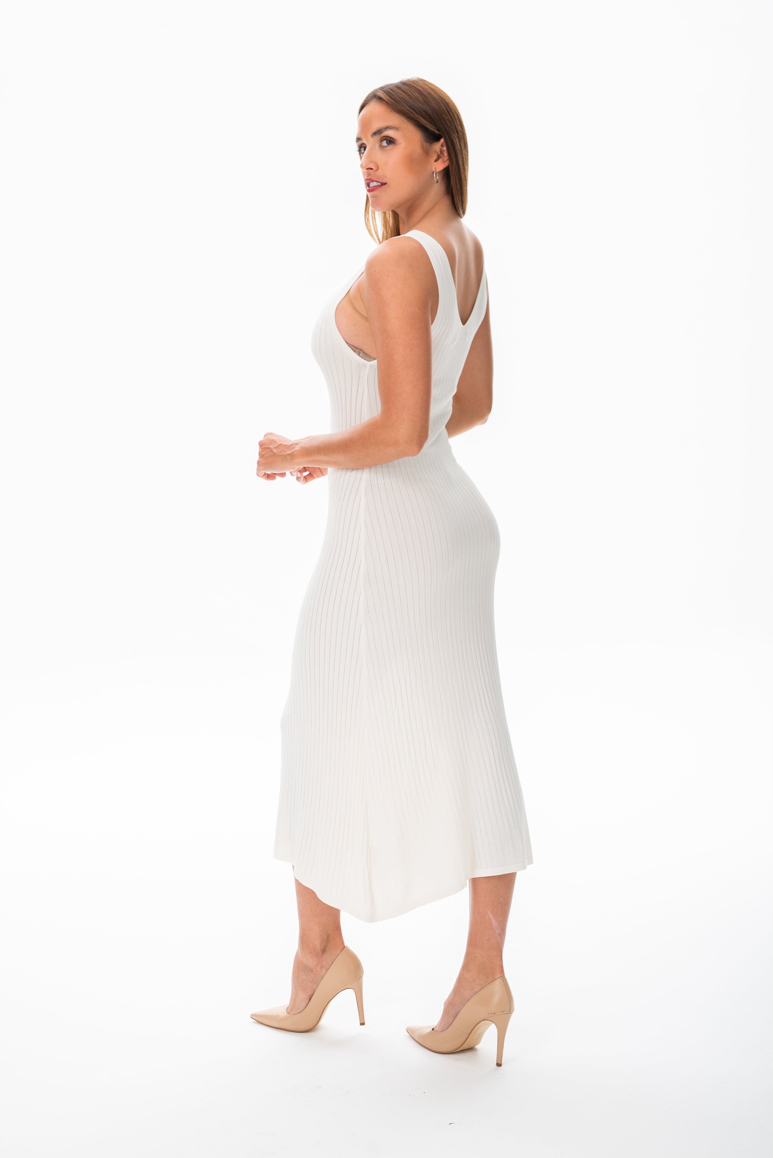 Vestido Siena Beige