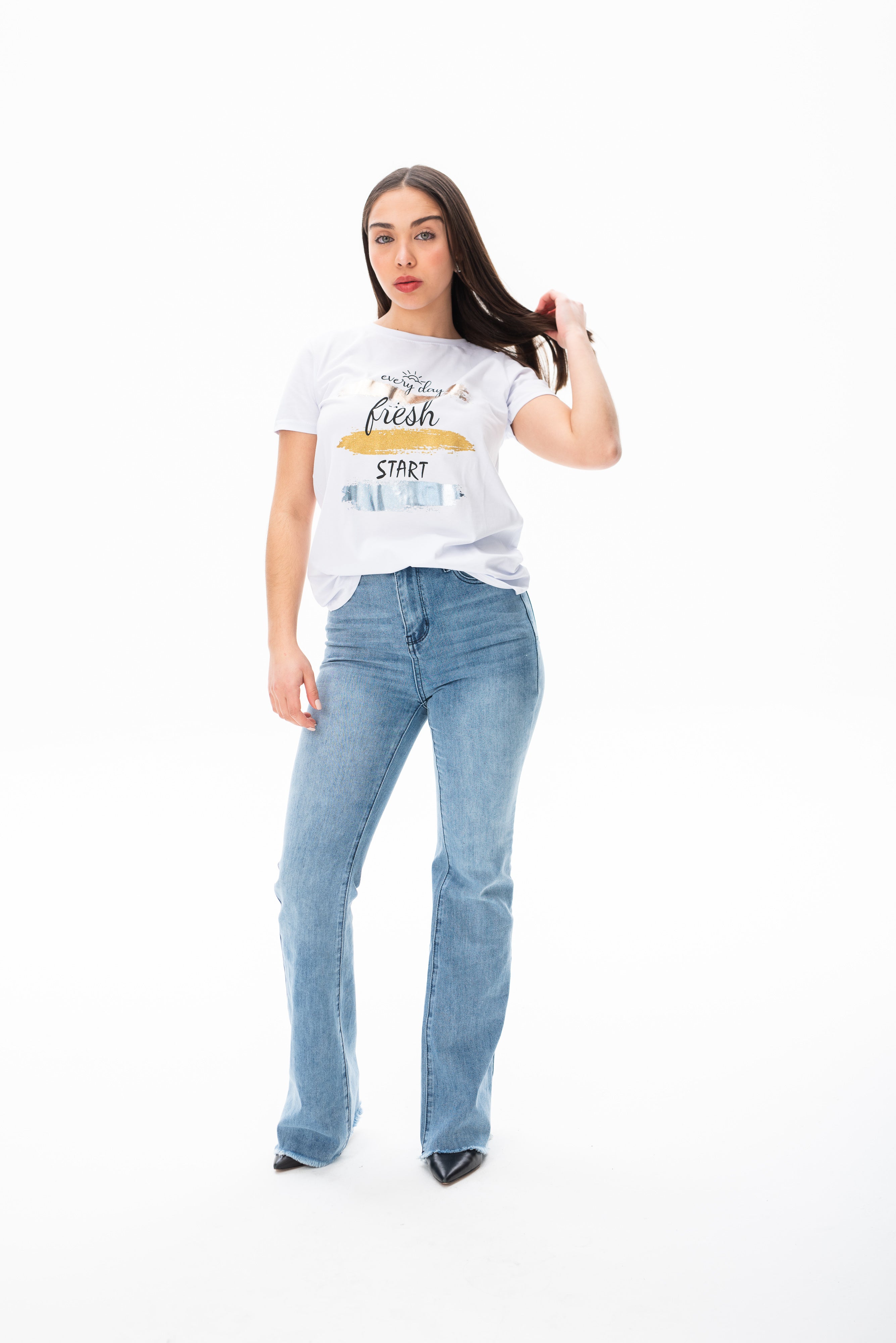 Remera Colors Blanca