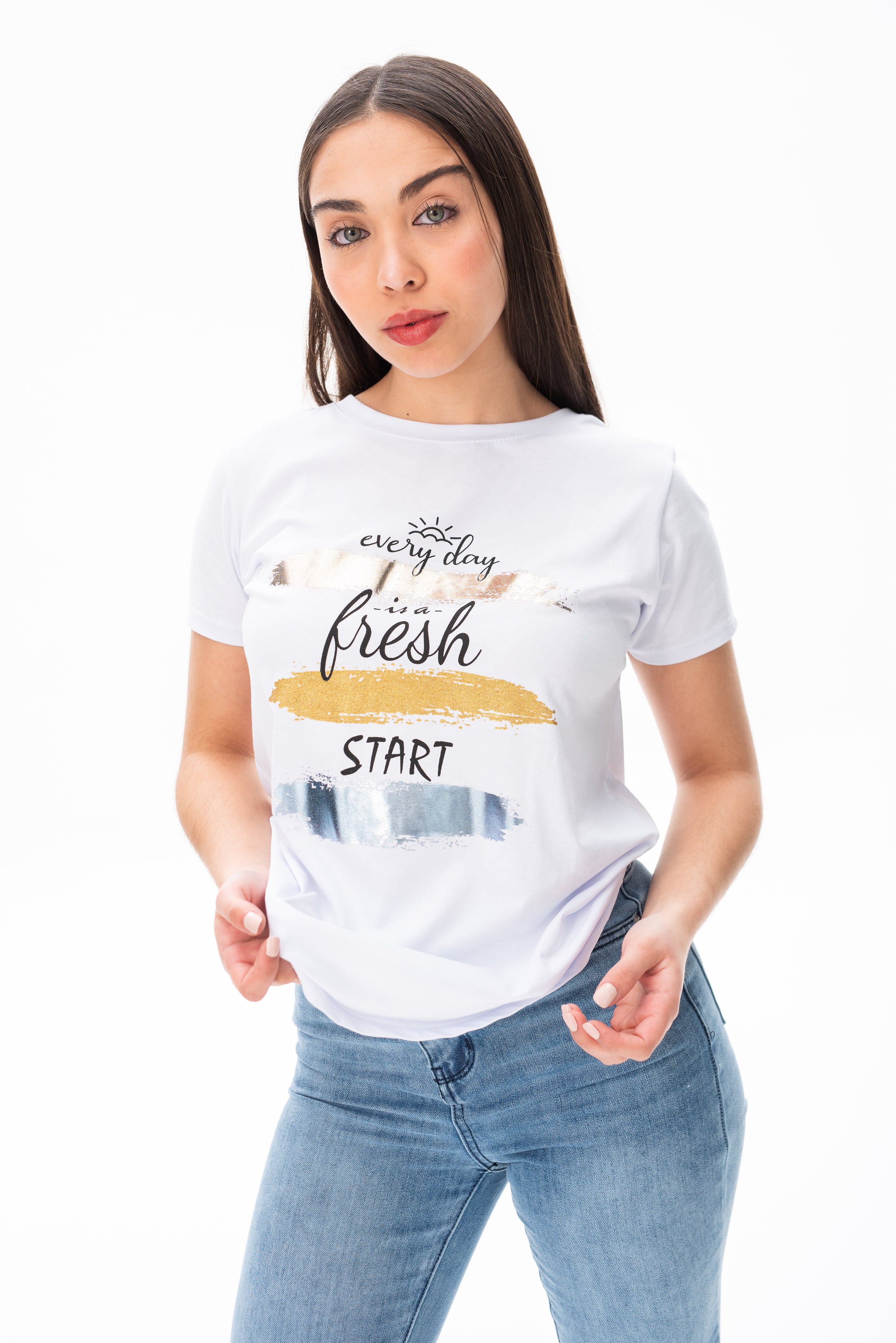 Remera Colors Blanca