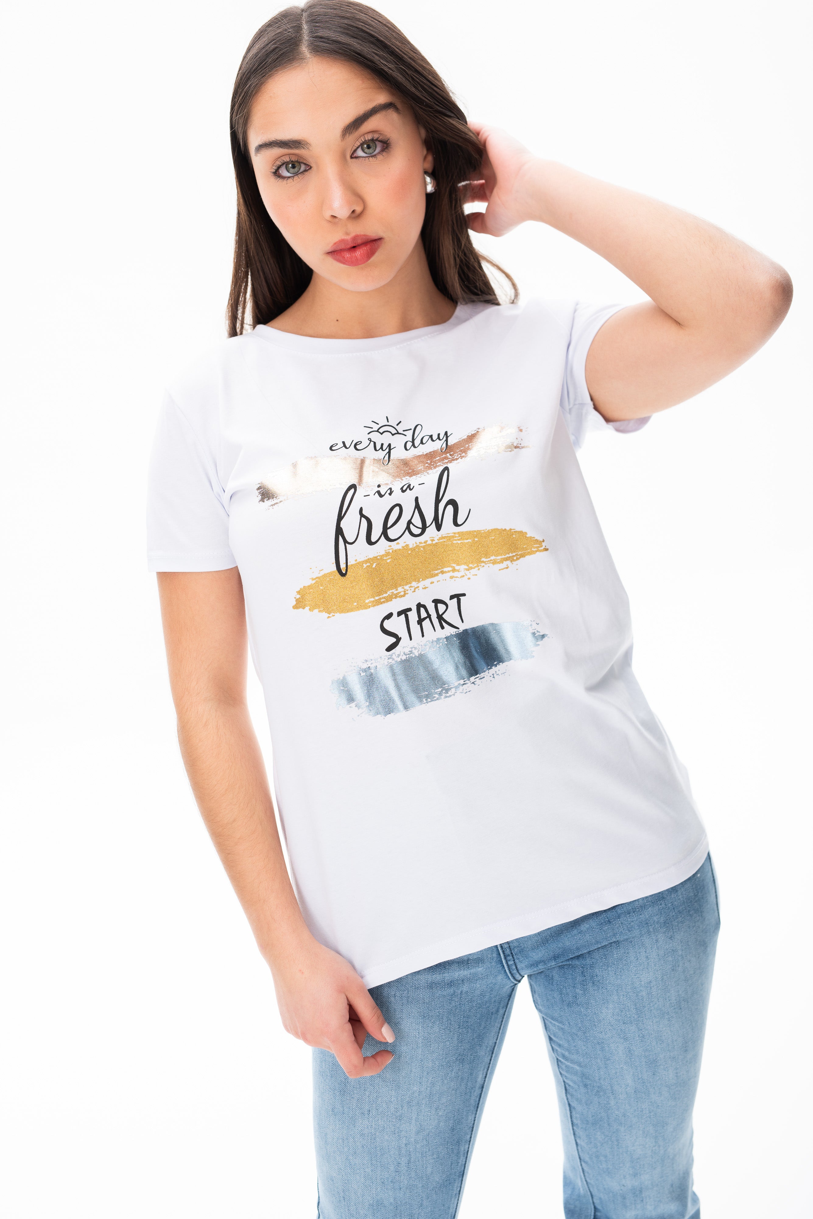 Remera Colors Blanca