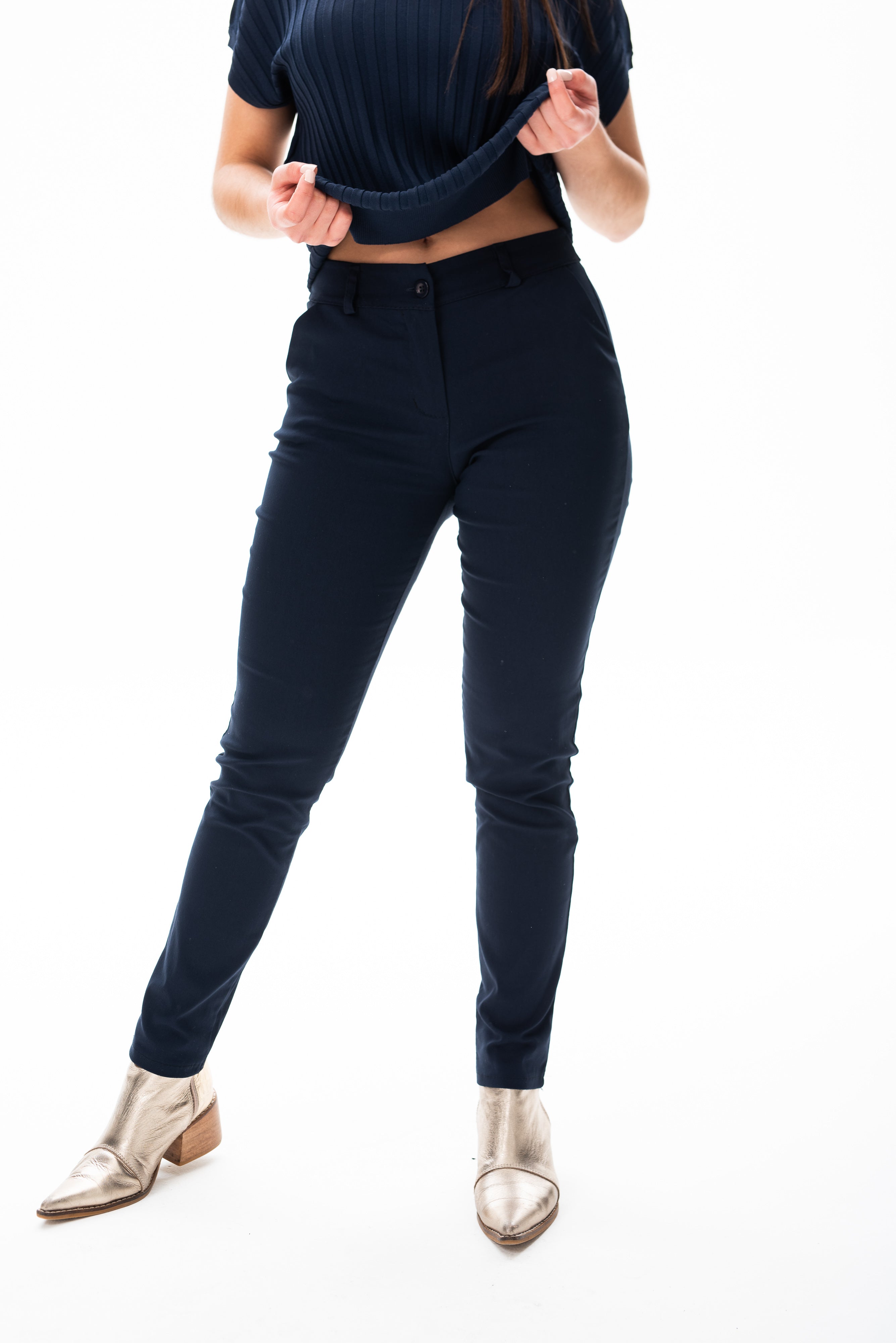 Pantalón Aline Azul Marino - Viviana Méndez