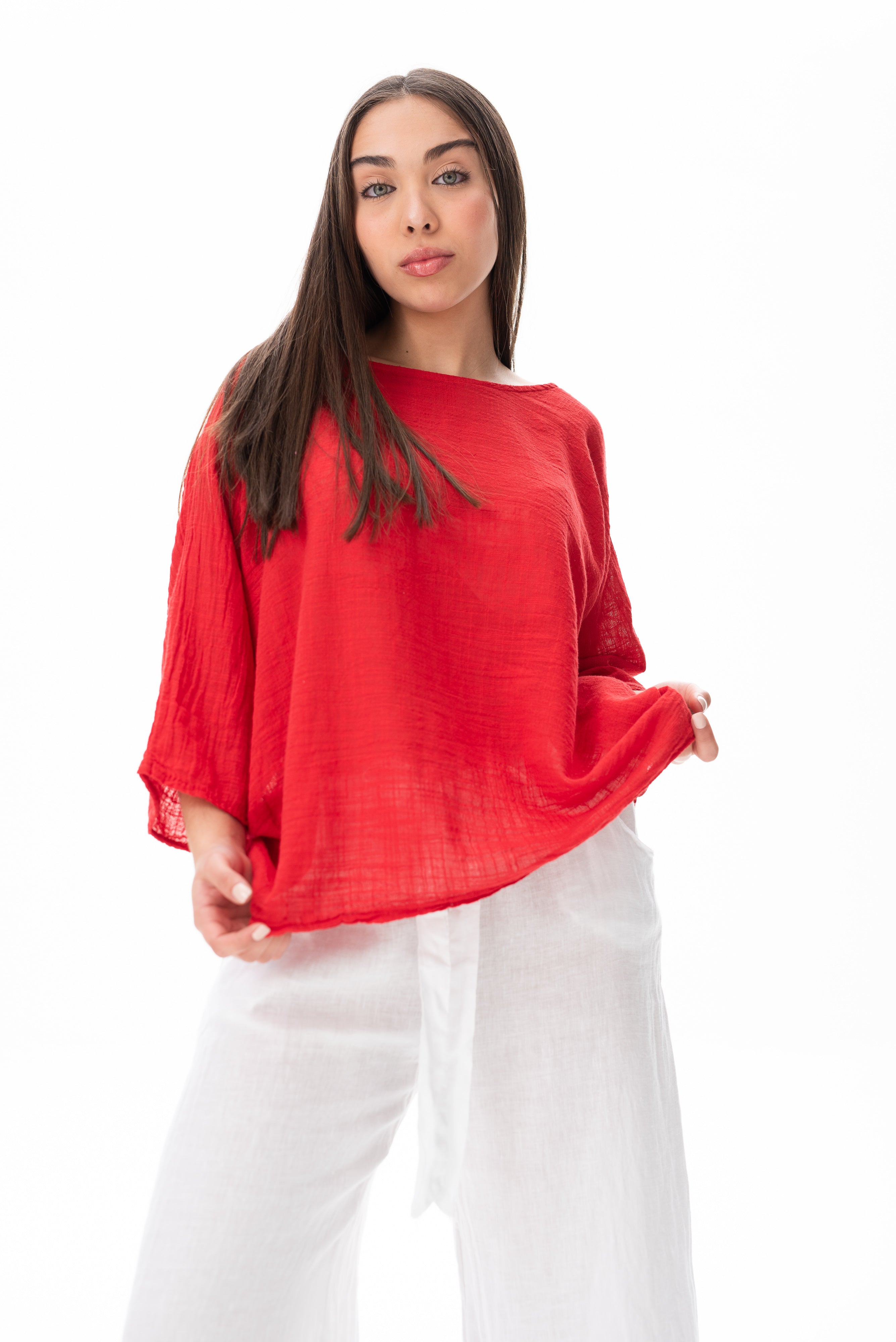 Blusa Básica Roja