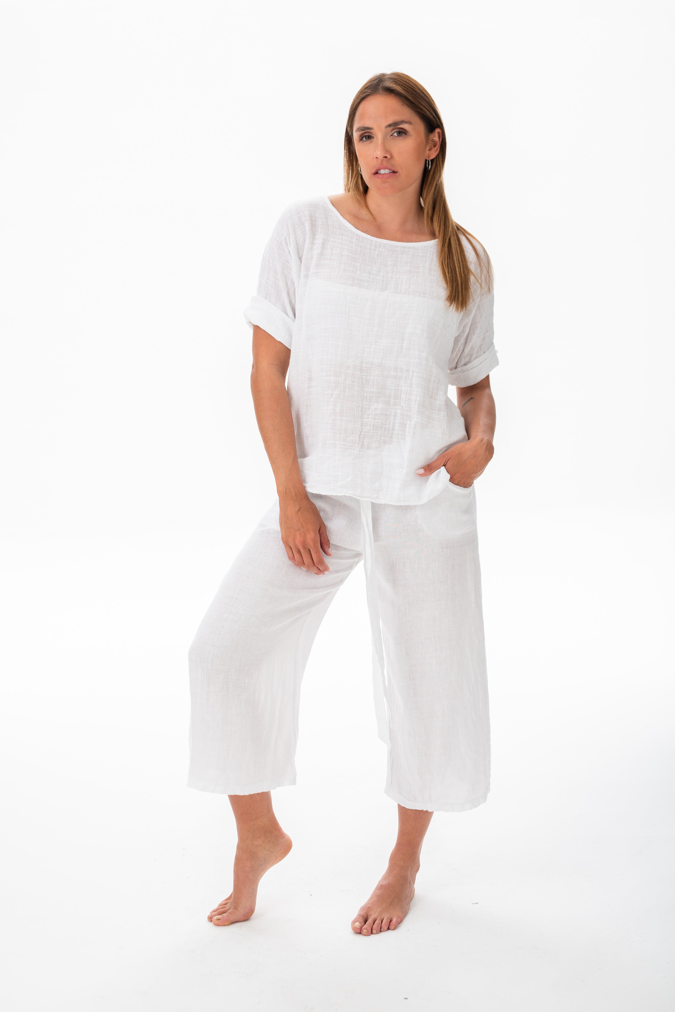 Blusa Básica Blanca
