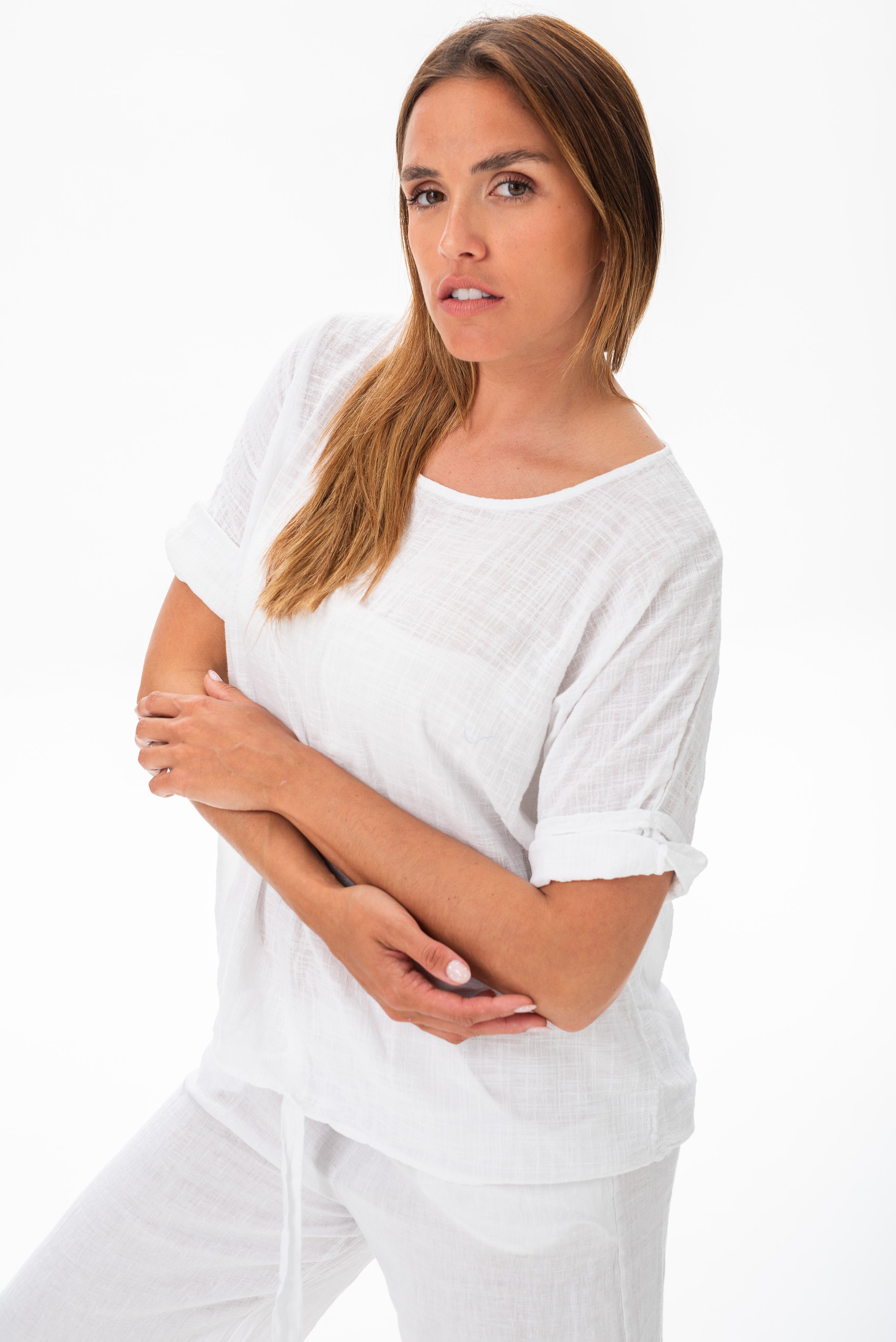 Blusa Básica Blanca