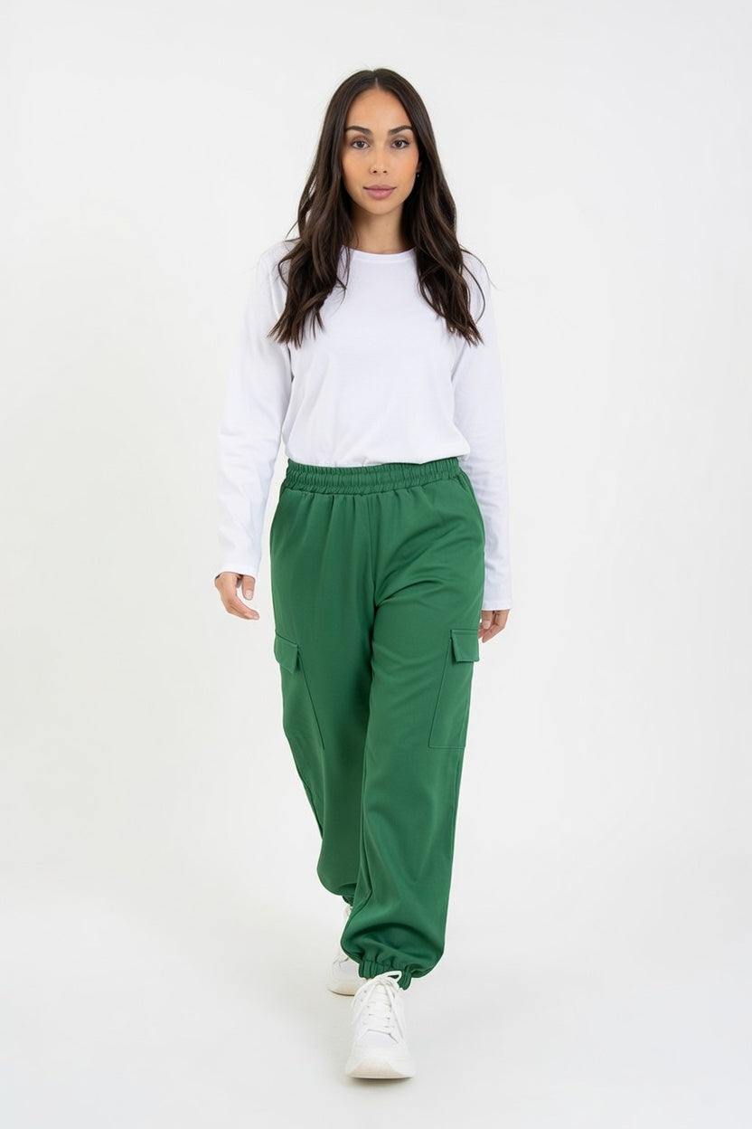 Babucha Cargo Verde - Walking
