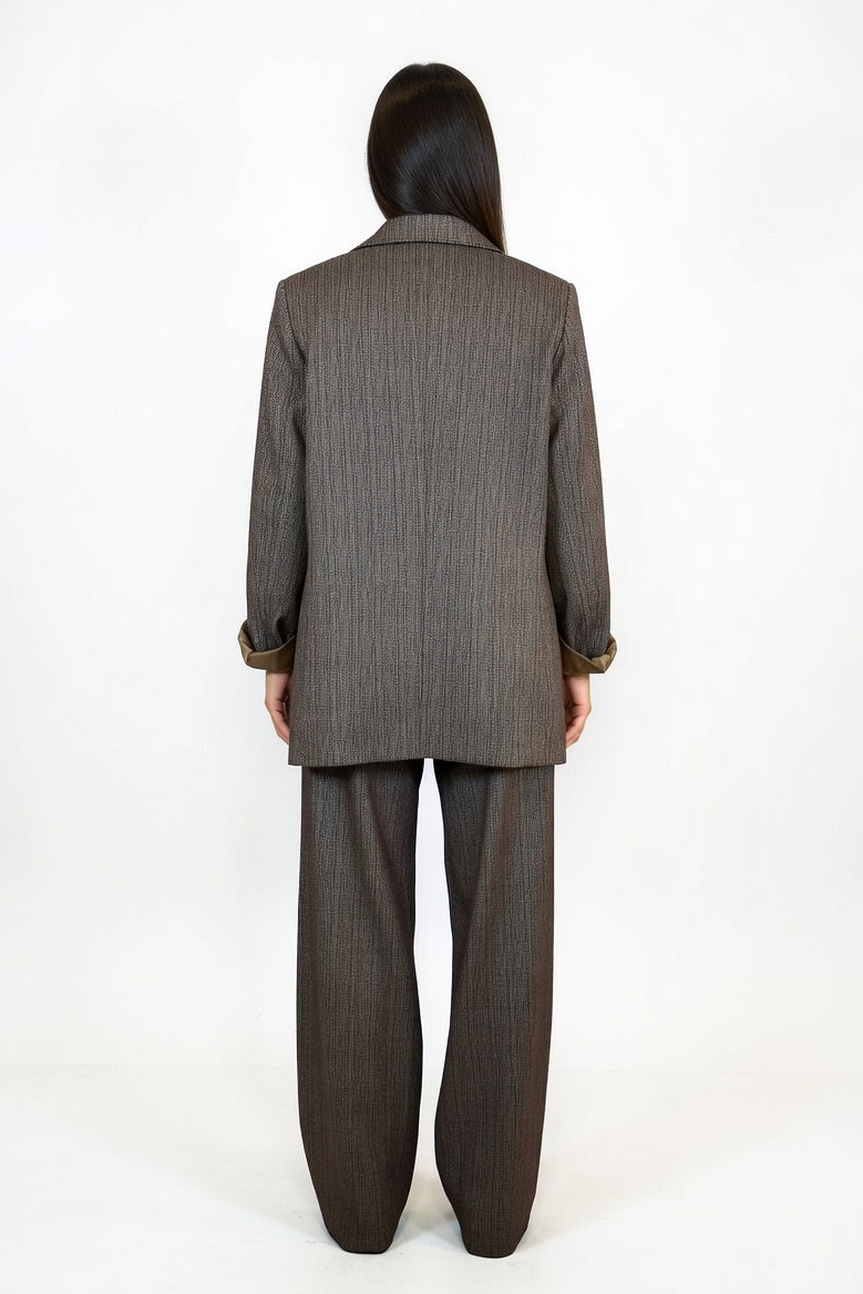 Blazer Vera Chocolate - Atras