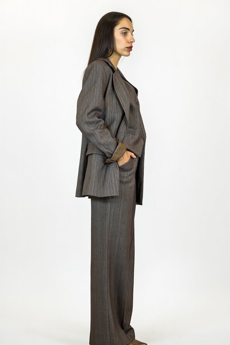 Blazer Vera Chocolate - Costado