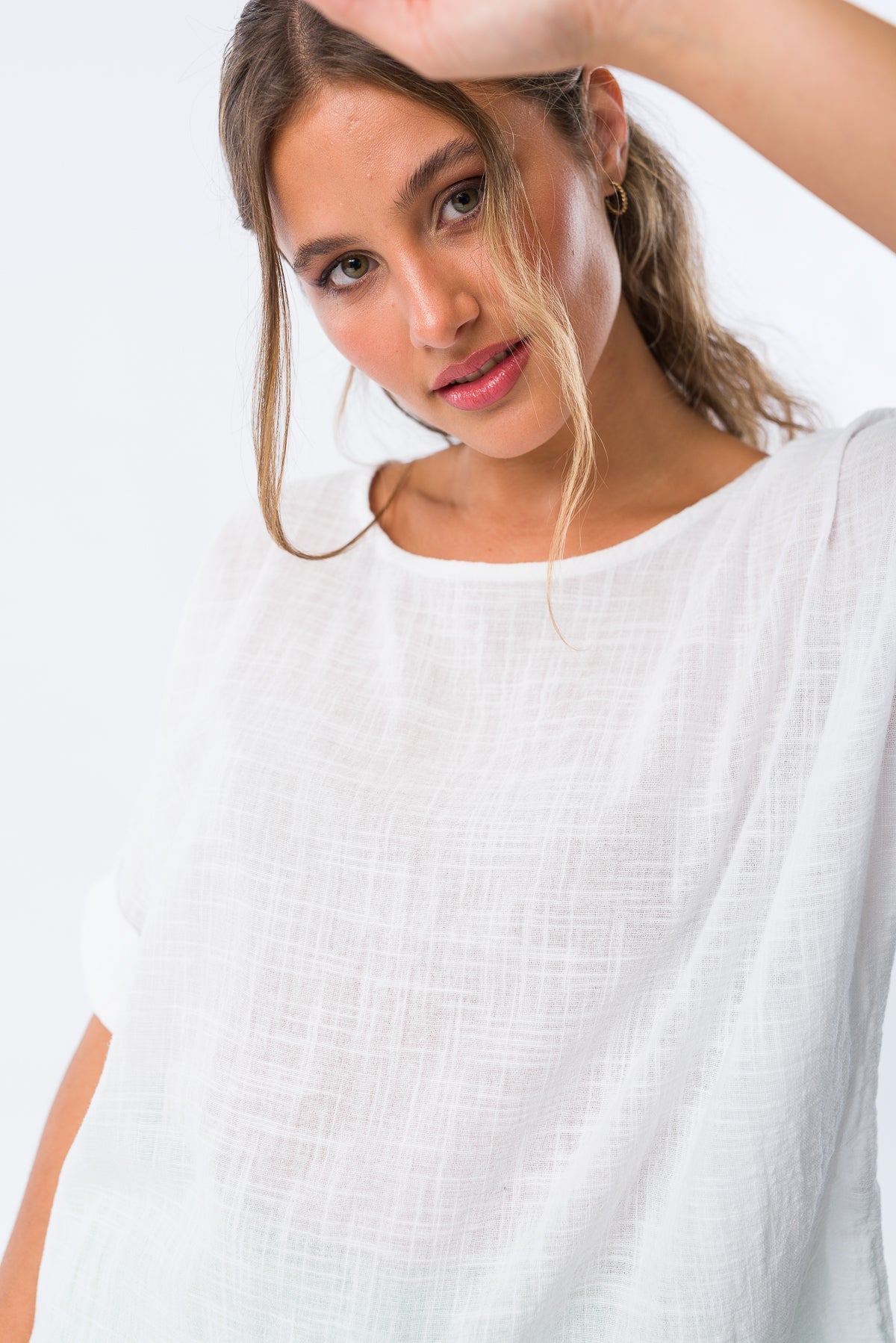 Blusa Básica Blanca - Viviana Méndez