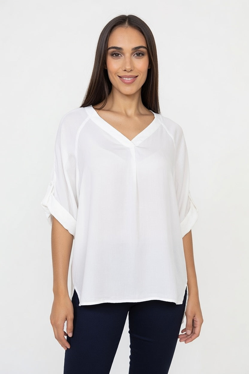 Blusa Cande Blanco - Frente