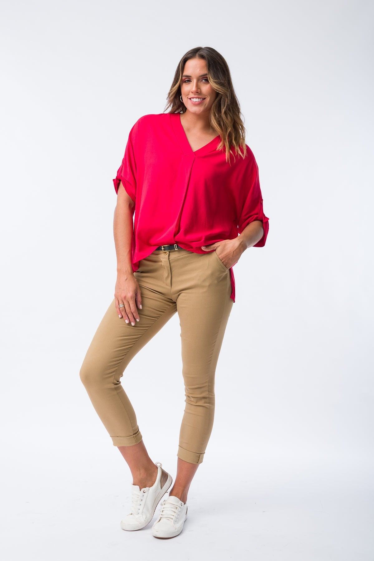 Blusa Cande Rojo - Viviana Méndez